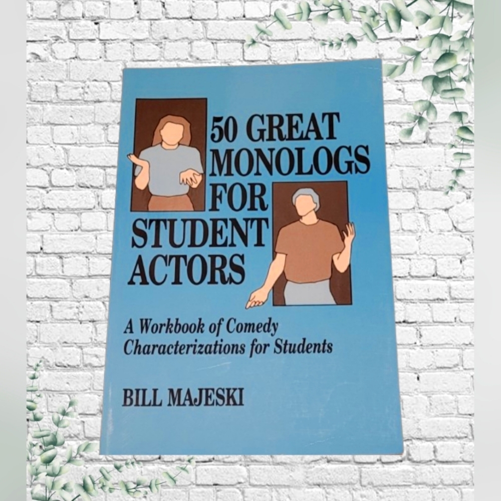 50 Great Monologues for student actors book.